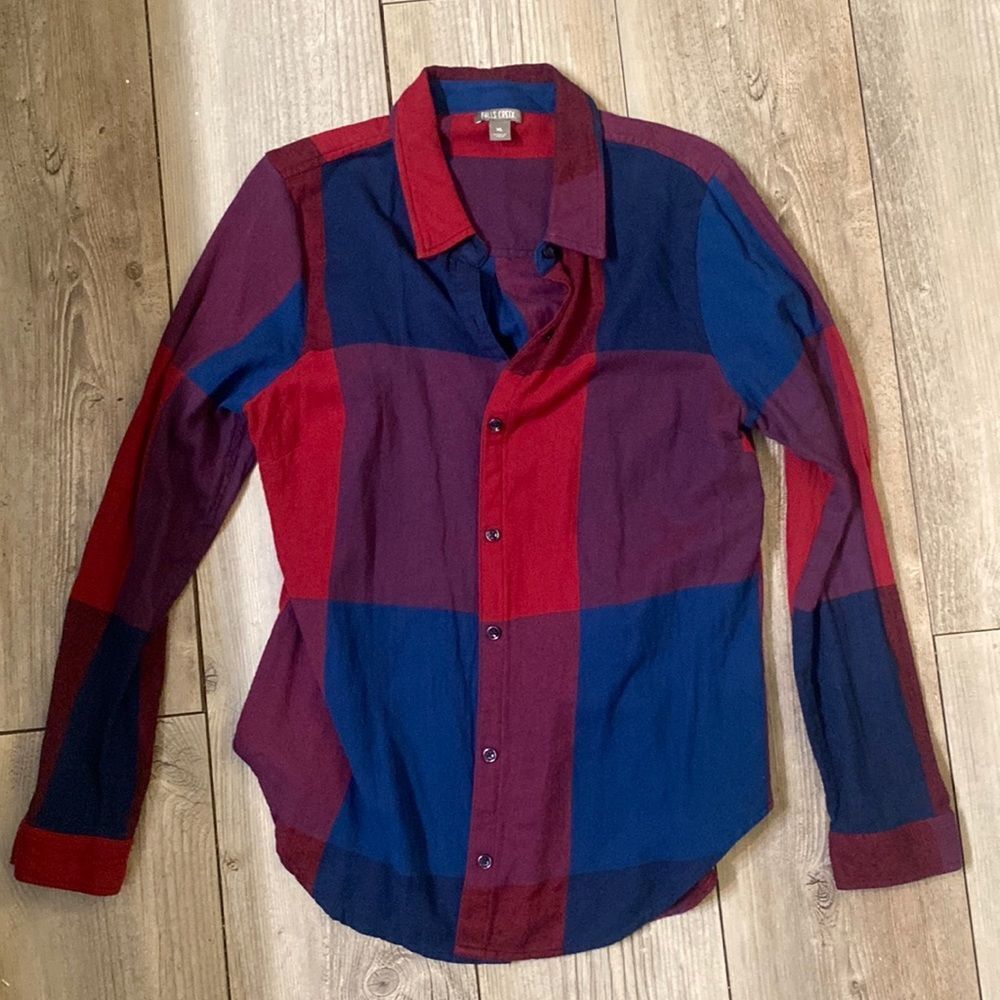 Falls Creek XL Flannel Button Up Long Sleeve